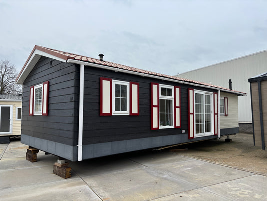 Uniek Arcabo chalet 11.50 x 4.30 - 2 slaapkamers Verkocht!!