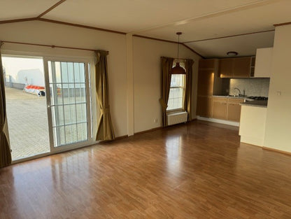 Dubbel chalet 7.30 x 7.00 2 slaapkamers douche/toilet cv VERKOCHT!