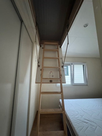 ** TOP chalet 2 slaapkamers douche/toilet en zolder 43.950,-**